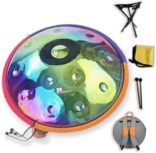 Aoxzcvpr Handpan Drum 22" D Minor