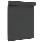 vidaXL Roller Shutter Aluminium 120x150 cm in Anthracite - Durable, Weather Resistant, Energy Efficient, Provides Enhanced Privacy and Easy to Install - Ideal for all Existing Building Structures