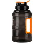 Amazon Brand - Symactive 2.5 Litre Gallon Water Bottle for Gym with Handle | Leak-Resistant | Sipper Top | (Black, 2500 ML)