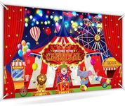 Avezano Circus Carnival Backdrop fo