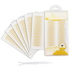 TORMEN 120 Pairs Double Eyelid Lift Strips, Invisible Double Eyelid Tape Stickers,Waterproof Natural Lace Mesh with Forked Rods for Covered, Droopy, Single Eyelids, Fits Most Eye Shapes(Olive-Shaped)