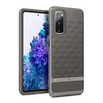 CASEOLOGY by Spigen Parallax Back Cover Case Compatible with Galaxy S20 FE (TPU and PC | Ash Gray)
