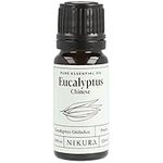 Nikura Eucalyptus Essential Oil - 10ml | 100% Pure Natural Oils | Perfect for Diffuser, Shower, Bath | Great for Inhaling, Skin | Vegan & UK Made