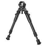 EZshoot Clamp-on Bipod, Height from 8"-10" Barrel Bipod for Rifle, Quick Release Design Barrel Size: 0.43 to 0.75 Inches (Double Lock)