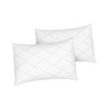 IMFAA Quilted Pillow Protector Pack of 2 - Soft and Comfortable Microfiber Pillowcase Protectors - Ant-Allergy and Breathable Pillow Cover.(2 x Quilted-Flap)