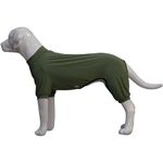 LoveLongLong Dog Jumpsuit with UV Protection and Quick-Dry Fabric for Spring Summer Pet Pajamas Army Green 3XL