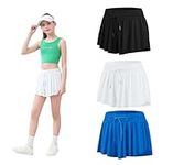 Girls 3 Pack Flowy Shorts with Span