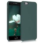 kwmobile Case Compatible with Apple iPhone 6 Plus / 6S Plus Case - TPU Silicone Phone Cover with Soft Finish - Blue Green