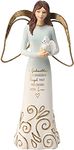 Pavilion Gift Company A Godmother is A Guardian Chosen with Love 5.5 Inch Angel Figurine, White