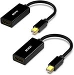 BENFEI DisplayPort to HDMI Adapter 2 Pack, Mini DP(Thunderbolt) to HDMI Converter Gold-Plated Cord Compatible for MacBook Pro, MacBook Air, Mac Mini, Microsoft Surface Pro 3/4, etc