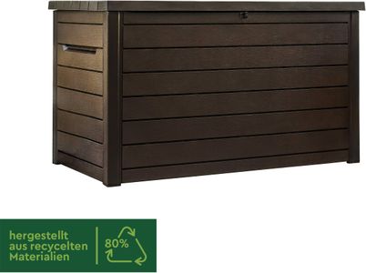 Keter Ontario Outdoor Storage Box for Cushions – Weatherproof Garden Chest
