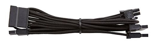 Corsair CP-8920186 Premium Individually Sleeved SATA Cable, Black, for Corsair PSUs