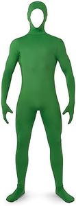 Spooktacular Creations Mens Halloween Costume Open Face Bodysuit Jumpsuit, Zentai Costume Bodysuit for Halloween Party