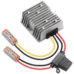 DC to DC Boost Converter 12V Step Up to 24V 10A Waterproof Regulator Power Converter for Golf Cart Club Car LED Strip Light