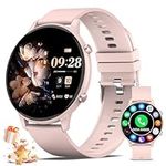 ZKCREATION Smart Watch for Women (Answer/Make Calls), 1.39" Touchscreen Fitness Tracker with Sleep Monitor Heart Rate Monitor Pedometer, 100+ Sport Modes Waterproof Smartwatch for iOS, Android