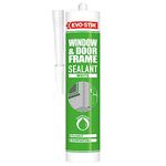 EVO-STIK Window & Door Frame Sealant, Waterproof, Flexible, Overpaintable, Lasts up to 15 Years, Colour: White, Size: 290ml