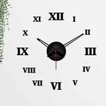 VibeCrafts Designer Roman Number Big Size 3D Infinity Wall Clock for Home Decor, Office, Living Room, Bedroom, Cafe's, Gifts (WWCVC1Pcs_20001N)