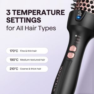 Wavytalk 38mm Thermal Hair Brush – Rose Gold Styling Tool