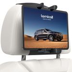 Lamicall Car Tablet Holder for Kids - [Silicone Wide Clip] Universal 360°Rotating Headrest Car Mount, Foldable Backseat Holder for iPad Pro 13/11/10.5/9.7, Air Mini 6 5 4 3, Phone, Tab, 6.1-13” Device