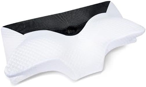 HOMCA Memory Foam Pillow(King Size), Neck Support Bed Pillow for Side, Back and Stomach Sleepers(Black)
