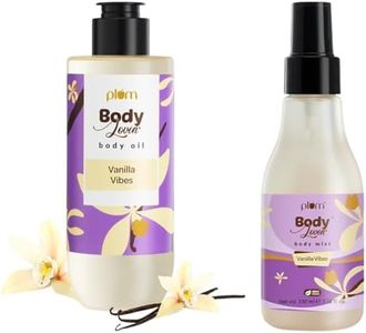 Plum Bodylovin' Vanilla Vibes Body Oil(100 Ml)& Vanilla Vibes Body Mist Adults(100 Ml)