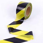 K KINGPLAST Caution Tape 2.8 Inch by 660 Feet Black Yellow Tape Attention Tape Contrusction Tape Caution Tape Yellow Black Striped Tape