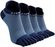 VWELL Cotton Toe Socks Five Finger 