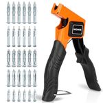 MOWIS Hollow Wall Anchors Setting Tool Kit, 30pcs Molly Bolts, Metal Plasterboard Cavity Wall Fixings Anchors Plugs, Heavy Duty Hollow Wall Anchor Screw Mounting Plier Set