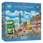 Blackpool Promenade | 1000 Piece Jigsaw Puzzle | Nostalgic Holiday Puzzle | Sustainable Jigsaw Puzzle for Adults | Premium 100% Recycled Board | Great Gift for Adults | Gibsons Games