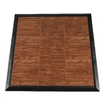 Greatmats Portable Interlocking Wood Grain Dance Floor Kit for Tap Clogging Ballroom Hip Hop Dancing Studios Events, 9 Pack, Cherry