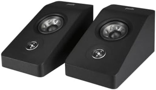 Polk Audio Reserve R900 Height Module Speaker for 3D, Multidimensional Sound, 1" Pinnacle Ring Tweeter & 4" Turbine Cone Woofer, Hi-Res Certified, Dolby Atmos & IMAX Enhanced, Wall Mountable, Black