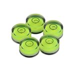 Pack of 5 Mini Round Bullseye Spirit Level Bubbles 12mm Great for DIY Projects