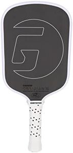 Gamma First Version Obsidian 16 Pickleball Paddle, Raw Carbon, Massive Spin, Honeycomb Grip