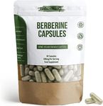 Berberine 500mg Supplement - Optimal Wellness Support, Super Antioxidant for Immunity, Monthly Supply for Daily Wellness, Immune System & Gut Health Boost, Blood Sugar & Cholesterol Control