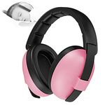 YANKUIRUI Ear Defenders Baby Noise cancelling headphones For Age 0 To 3 Years Toddlers at Plane, Firework, Concert, Cinema Pink