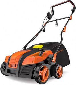 Aspiron 16” Artificial Turf Vacuum,1800w Grass Sweeper 15 Amp Lawn Sweeper Yard Power Brush with 45L Removable Leaf Collection Bag, Quick-Fold, Keeps Clear Sweepy Box, Canister Vacuum, Bright Orange