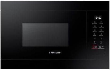 Samsung Built In Microwave, 850W, Capacity: 22 Litre, Colour: Black, MS22M8254AK