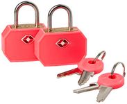 TSA Mini Padlock 2 Pack, Pink