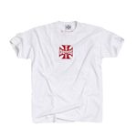 West Coast Choppers Men T-Shirt OG Classic, Color:White/red, Size:L