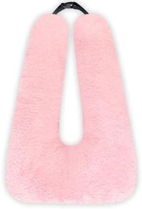 Travel Pillow, Car Pillow for Kids & Adults - Ergonomic Travel Pillows Sleeping Aid for Neck & Body Support, Car Travel Essentials Pillow on Road Trips-Pink