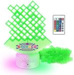 FAVANTIME 32pcs LED Attack Stack Game Tetra Balance Tower Stacking Blocks Board Games for 1-4 Players Family Games for Kids, Adults, Party, Travel Team Building Blocks Toys