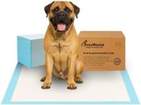 PETSWORLD 2XL Puppy Pads, 28x44 Inch, 100 Count| Ultra-Absorbent, Leak-Proof Dog Pee Pads for Potty Training