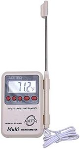 Thermocare Digital Thermometer with External Sensing Probe and Portable LCD Digital, Accurate Fast Response (White) Multi