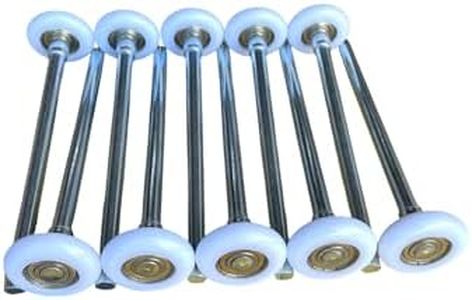 7" Stem Nylon Garage Door 6200ZZ Roller, Pack of 10