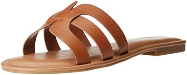 The Drop Monika Flat H-band Slide Sandal Donna, Marrone, 38.5