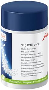 JURA Original – Minipastillas para limpieza del sistema de leche para 30 limpiezas – Certificación TÜV – Botella de recarga de 90 g – 24157