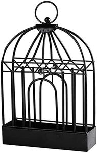 2X Garden Mosquito Coil Holder Birdcage Decor Repellant Outdoor Burner Home Mozzie (Black)