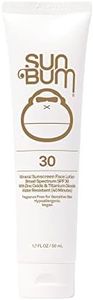 Sun Bum Mineral SPF 30 Non-Tinted Sunscreen Face Lotion | Vegan and Reef Friendly (Octinoxate & Oxybenzone Free) Broad Spectrum Natural Sunscreen with UVA/UVB Protection | 1.7 oz