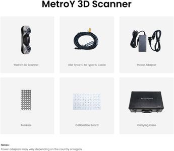 Revopoint MetroY 3D Scanner – 0.01mm Precision, Blue Laser Handheld for Industrial 3D Modeling & Measurement