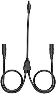 MJPOWER 8mm Splitter Cable 3.3FT 8mm Male to Female 2X Combiner Cable Y Splitter Adapter Solar Cable Compatible with Jackery/Goal Zero/BLUETTI/Anker and more DC7909 Portable Power Station Solar Panels